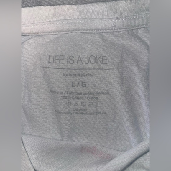 T-Shirt Color White Size Large - Picture 3 of 3